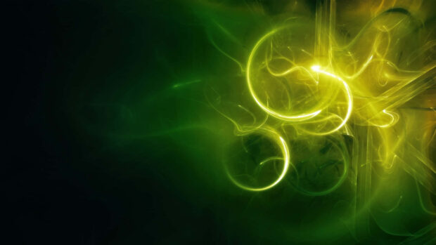 Swirling Yellow Light Abstract Images Backgrounds HD.