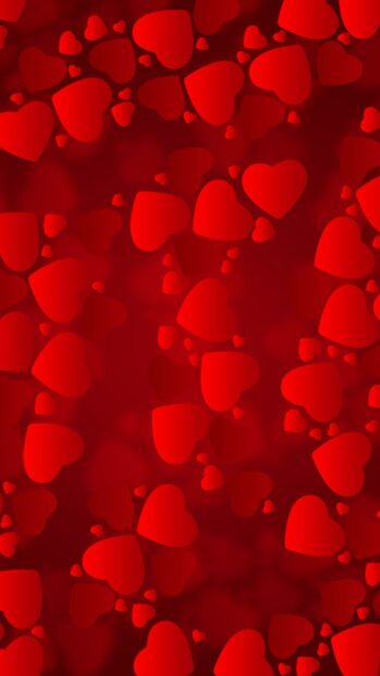 Valentine Day Heart Wallpaper iPhone Lock Screen 3D iPhone.