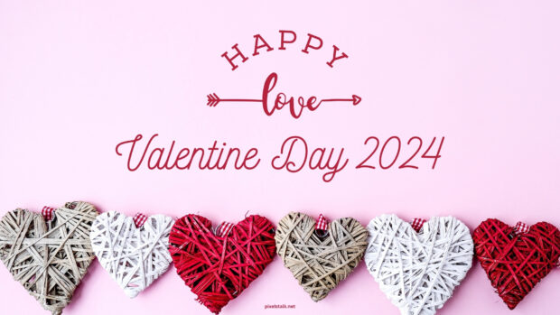 Valentine day 2024 love Wallpaper.