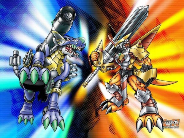 Wallpaper de Digimon Adventures.