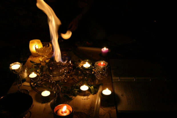 Wiccan Altar Wallpaper.