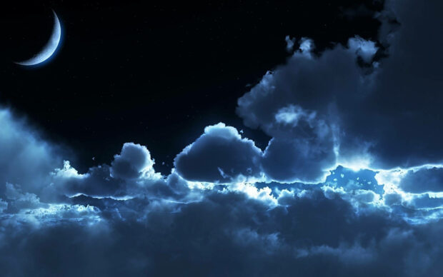 Wiccan Night Sky Wallpaper.