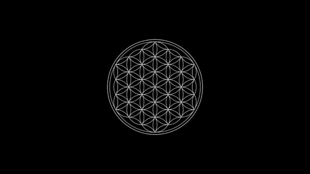 Wiccan The Goddess Symbol Wallpaper.