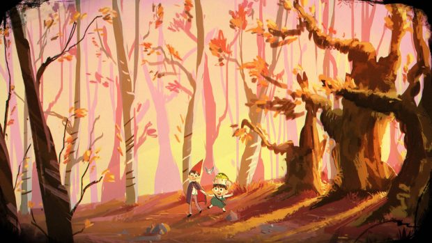 Wirt And Greg Forest Over The Garden Wall Background.