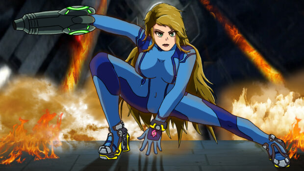 Zero Suit Samus Metroid Other M Wallpaper by BlueSuperSonic 2329x1310.