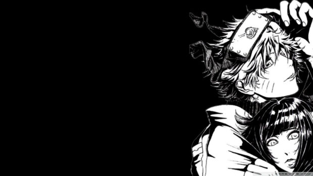 black and white Naruto Wallpaper 1080p.