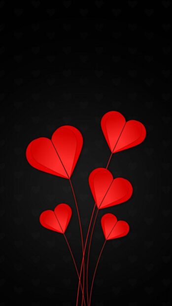 iPhone Heart Valentines Wallpaper.
