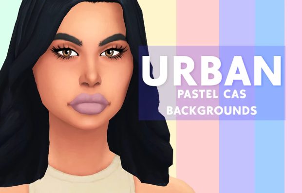 sims 4 pastel cas background.