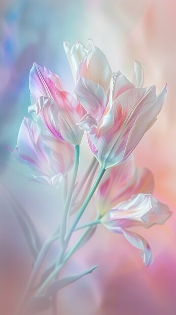 1 bouquet of Tulip mobile wallpaper.