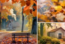 Aesthetic Fall HD Desktop Wallpaper.