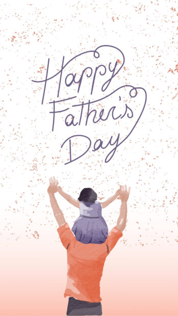 Aesthetic Happy Fathers Day Wallpaper iPhone.