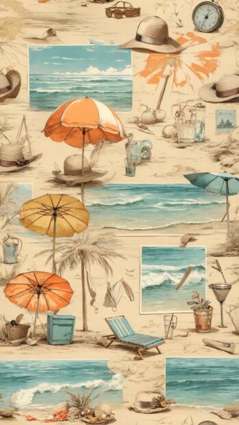 Aesthetic Summer Wallpaper HD for desktop.