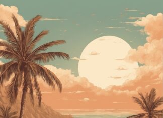 Aesthetic summer wallpapers with a vintage or retro vibe.