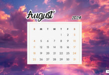August 2024 HD Wallpaper.