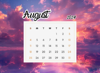 August 2024 HD Wallpaper.