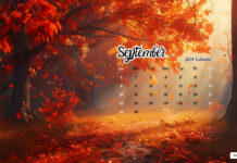 Autumn September 2024 Wallpaper for Desktop.