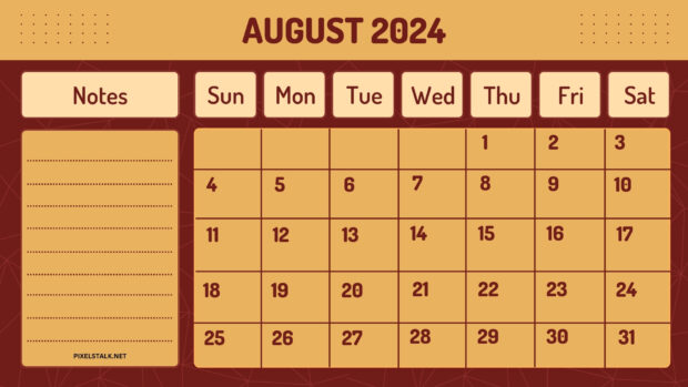 Awesome August 2024 Wallpaper HD.