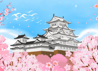 Beautiful Spring in Japan wallpaper HD.