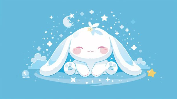 Cinnamoroll Flat vector Wallpaper HD.