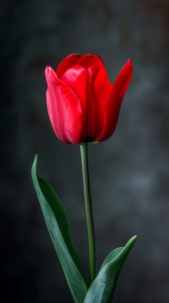 Classic red Tulip wallpaper iPhone.