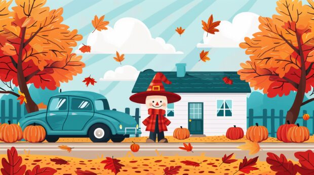 Cute Fall Desktop Wallpaper 1920x1080.