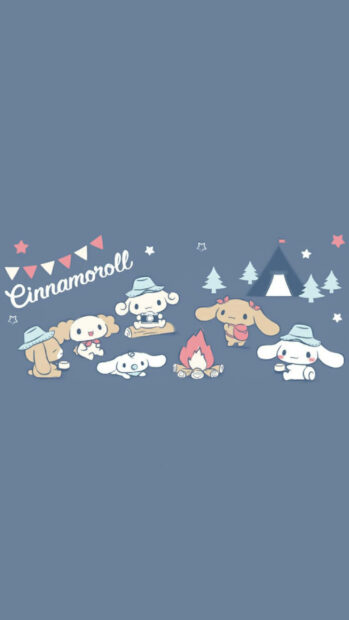 Cute and Sweet Cinnamoroll Wallpaper.