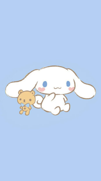 Enjoy life with a Cute Cinnamoroll Wallpaper.
