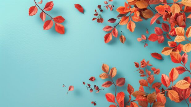 Fall leaves backgrounds for september 2024.