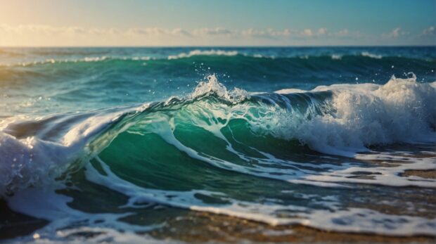 Free Download 4K Summer Wallpaper HD Ocean Waves for Desktop.