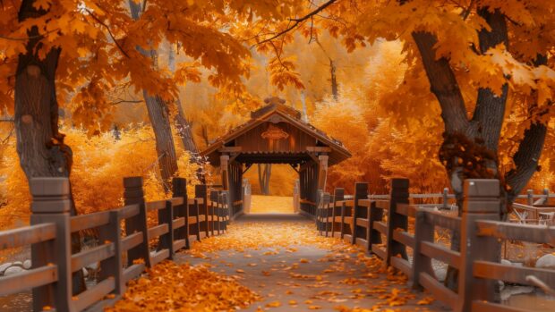 Free Download Fall Leaves Wallpaper HD for PC.