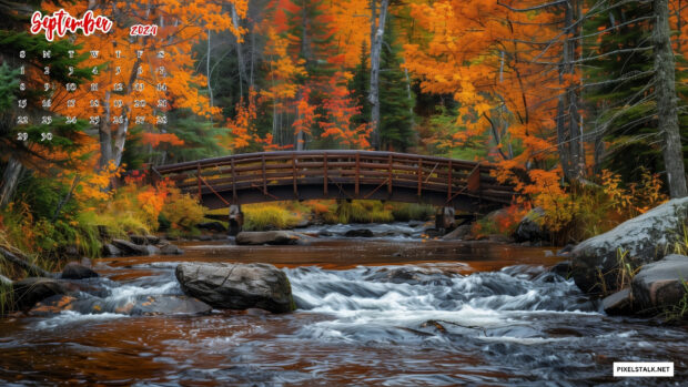 Free Download September 2024 Calendar HD Wallpaper Computer.