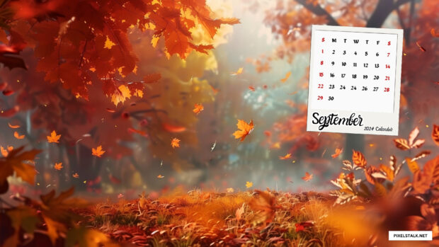 Free Download September 2024 Computer Wallpaper.