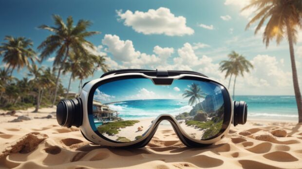 Futuristic summer background HD Free download.