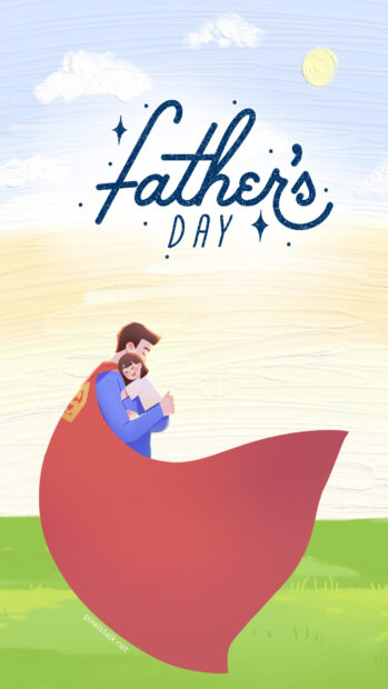 Happy Fathers Day Background for Mobile.