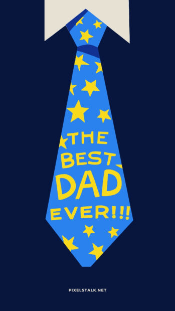 Happy Fathers Day Wallpaper Greeting Card.