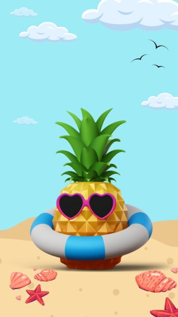 Hello Summer Wallpaper for iPhone (2).