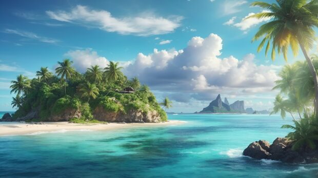 Hot summer desktop image.