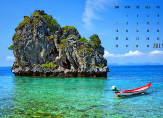 July 2024 Calendar Backgrounds HD Free download.