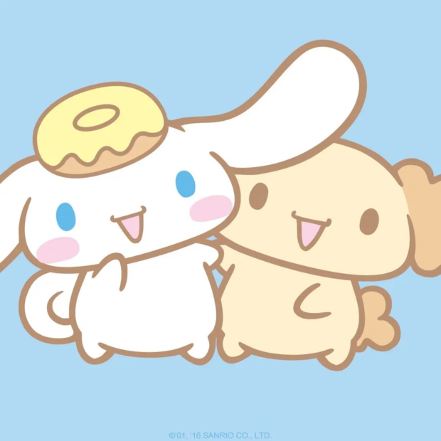 Lovely Cinnamoroll Sanrio Wallpaper.