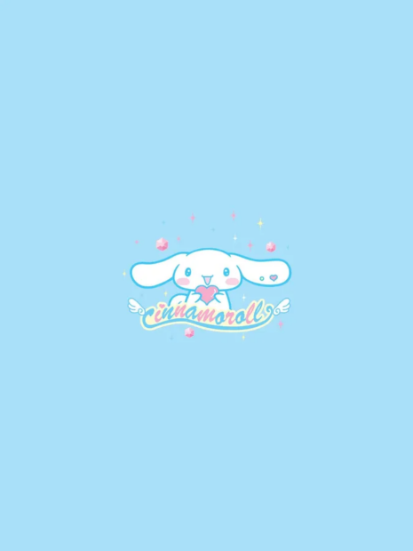 Minimalist Cinnamoroll Wallpaper.