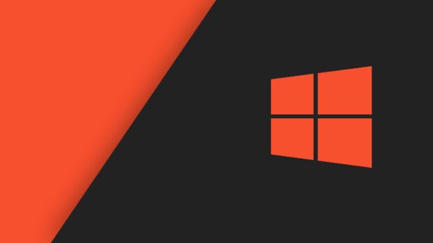 Orange Microsoft 4K Windows 10 HD Wallpaperr.