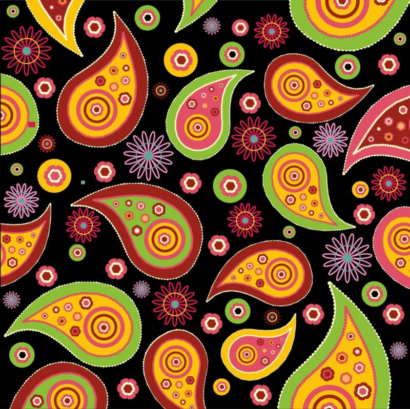 Paisley Background - PixelsTalk