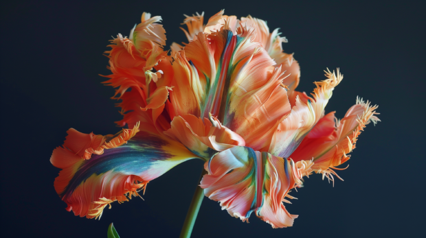 Parrot Tulip desktop wallpaper.