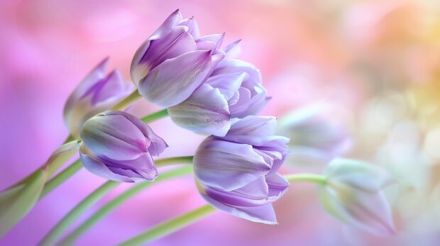 Purple Tulip wallpaper for windows.