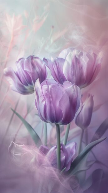 Purple tulip wallpaper iphone.