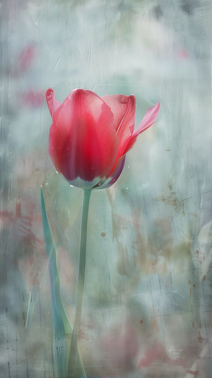 Red Tulip Flower HD Wallpapers - PixelsTalk