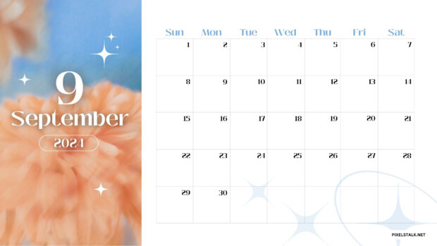 September 2024 Calendar Backgrounds HD 1080p.