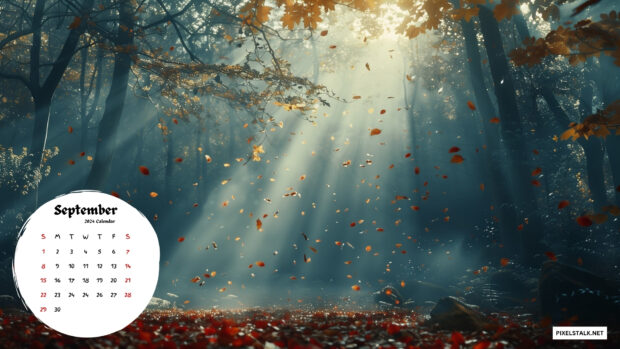 September 2024 Calendar Wallpaper 1920x1080.