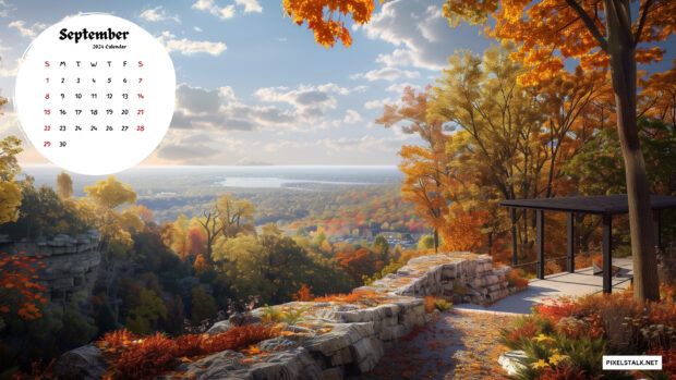 September 2024 Calendar Wallpaper High Resolution.