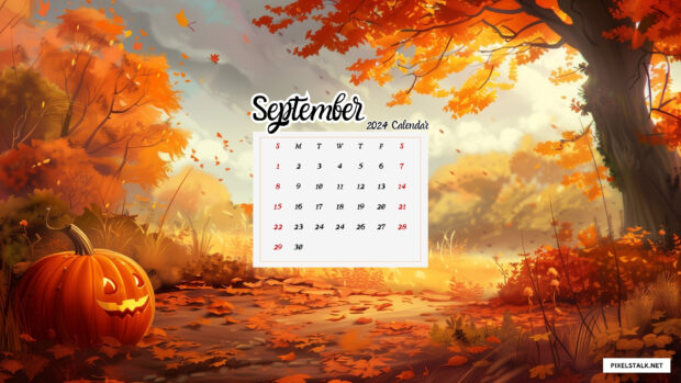 September 2024 Wallpaper Fall HD.